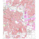 United States Geological Survey Sacramento East, CA (1967, 24000-Scale) digital map