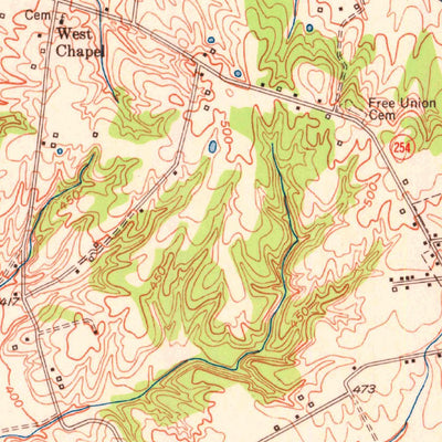 United States Geological Survey Sacramento, KY (1952, 24000-Scale) digital map