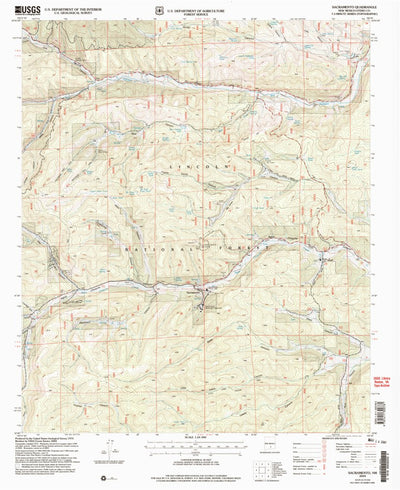 United States Geological Survey Sacramento, NM (2004, 24000-Scale) digital map