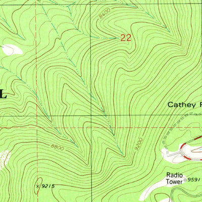 United States Geological Survey Sacramento Peak, NM (1981, 24000-Scale) digital map