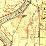 United States Geological Survey Sacramento West, CA (1916, 31680-Scale) digital map