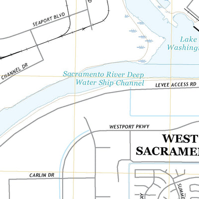 United States Geological Survey Sacramento West, CA (2022, 24000-Scale) digital map