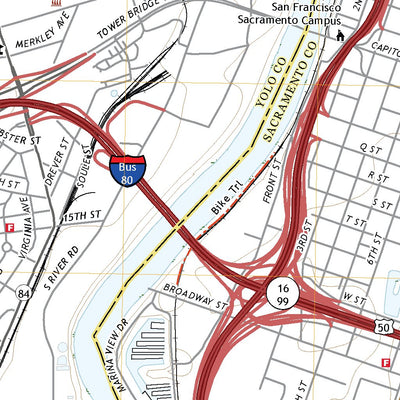 United States Geological Survey Sacramento West, CA (2022, 24000-Scale) digital map