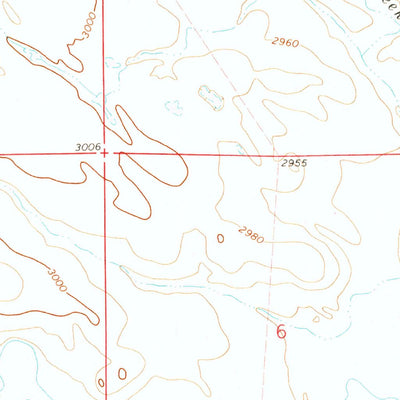 United States Geological Survey Saddle Butte, SD (1971, 24000-Scale) digital map
