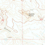 United States Geological Survey Saddle Butte, SD (1971, 24000-Scale) digital map