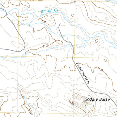 United States Geological Survey Saddle Butte, SD (2021, 24000-Scale) digital map