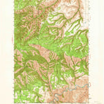 United States Geological Survey Saddle Butte, WA (1943, 62500-Scale) digital map