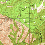 United States Geological Survey Saddle Butte, WA (1943, 62500-Scale) digital map