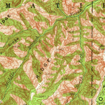 United States Geological Survey Saddle Butte, WA (1943, 62500-Scale) digital map