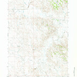 United States Geological Survey Saddle Horse Butte, WY (1971, 24000-Scale) digital map