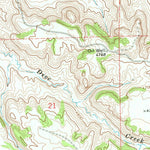 United States Geological Survey Saddle Horse Butte, WY (1971, 24000-Scale) digital map