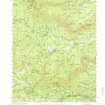 United States Geological Survey Saddle Mountain, CA (1950, 62500-Scale) digital map