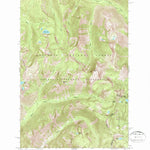 United States Geological Survey Saddle Mountain, ID-MT (1966, 24000-Scale) digital map