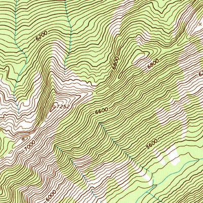United States Geological Survey Saddle Mountain, ID-MT (1966, 24000-Scale) digital map