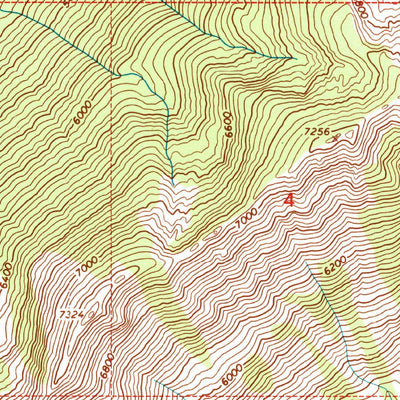 United States Geological Survey Saddle Mountain, ID-MT (1995, 24000-Scale) digital map