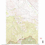 United States Geological Survey Saddle Mountain, MT (1999, 24000-Scale) digital map