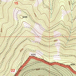 United States Geological Survey Saddle Mountain, MT (1999, 24000-Scale) digital map