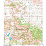 United States Geological Survey Saddle Mountain, OK (1991, 24000-Scale) digital map