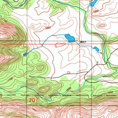 United States Geological Survey Saddle Mountain, OK (1991, 24000-Scale) digital map