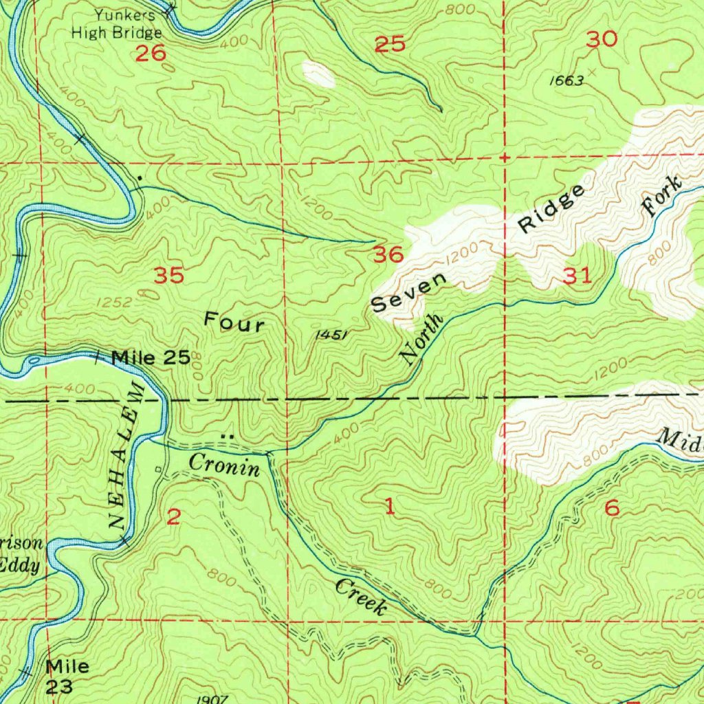Saddle Ridge Map Saddle Mountain, OR (1955, 62500-Scale) Map by United States Geological ...