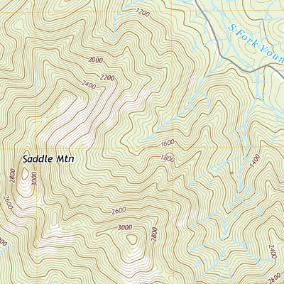 United States Geological Survey Saddle Mountain, OR (2020, 24000-Scale) digital map