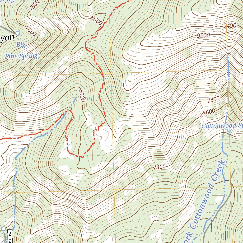 Saddle Ridge Map Saddle Mountain, UT (2023, 24000-Scale) Map by United States Geological ...