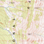 United States Geological Survey Saddle Peak, MT (1987, 24000-Scale) digital map