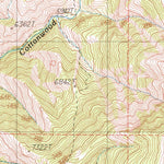 United States Geological Survey Saddle Peak, MT (1987, 24000-Scale) digital map