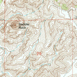 United States Geological Survey Saddle Rock, WY (1959, 24000-Scale) digital map