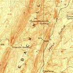 United States Geological Survey Saddleback Hills, WY (1921, 62500-Scale) digital map