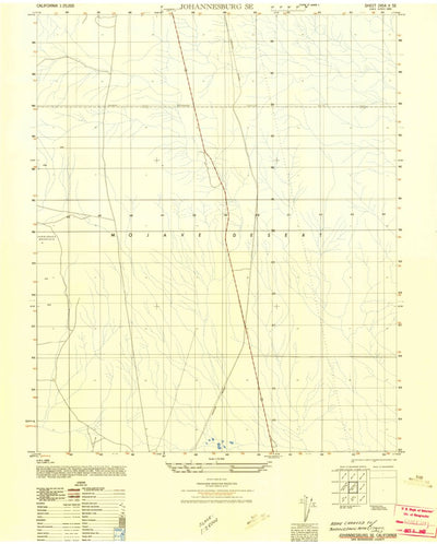 United States Geological Survey Saddleback Mountain, CA (1947, 25000-Scale) digital map