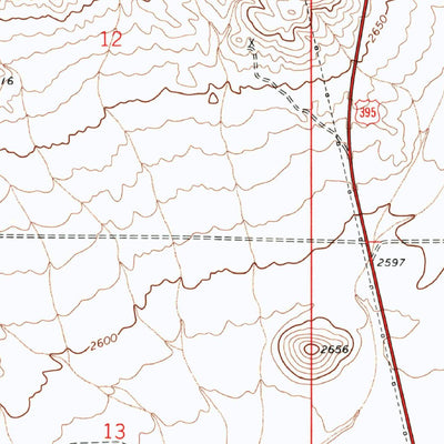 United States Geological Survey Saddleback Mountain, CA (1973, 24000-Scale) digital map