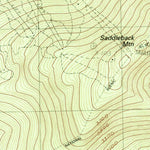 United States Geological Survey Saddleback Mountain, ME (1985, 24000-Scale) digital map