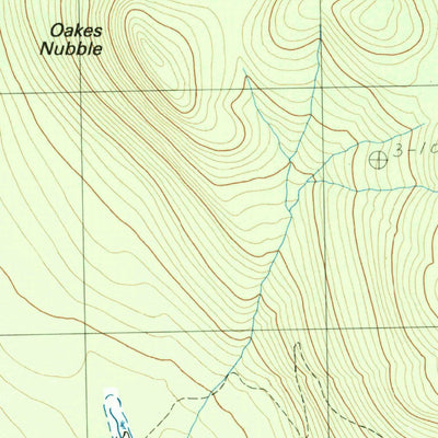 United States Geological Survey Saddleback Mountain, ME (1997, 24000-Scale) digital map