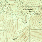 United States Geological Survey Saddleback Mountain, ME (1997, 24000-Scale) digital map