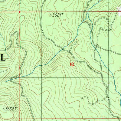 United States Geological Survey Saddleblanket Mountain, OR (1986, 24000-Scale) digital map