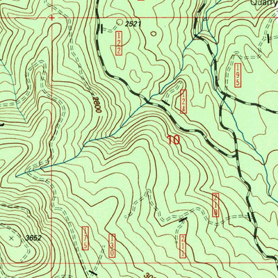 United States Geological Survey Saddleblanket Mountain, OR (1997, 24000-Scale) digital map