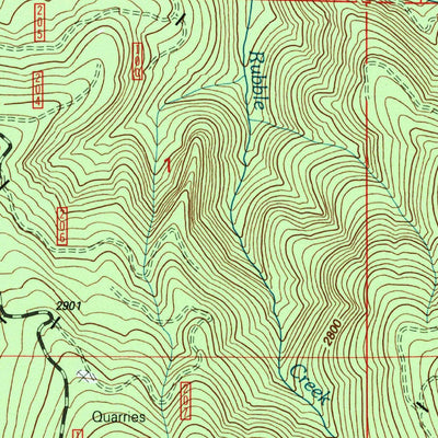 United States Geological Survey Saddleblanket Mountain, OR (1997, 24000-Scale) digital map