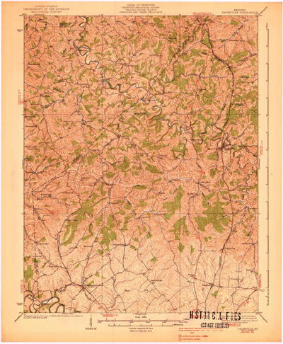 United States Geological Survey Sadieville, KY (1939, 62500-Scale) digital map