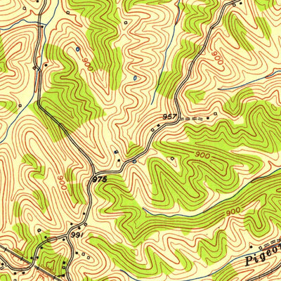 United States Geological Survey Sadieville, KY (1953, 24000-Scale) digital map