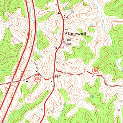 United States Geological Survey Sadieville, KY (1965, 24000-Scale) digital map