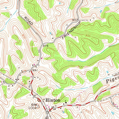 United States Geological Survey Sadieville, KY (1965, 24000-Scale) digital map