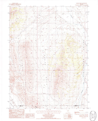 United States Geological Survey Sadler Basin, NV (1985, 24000-Scale) digital map