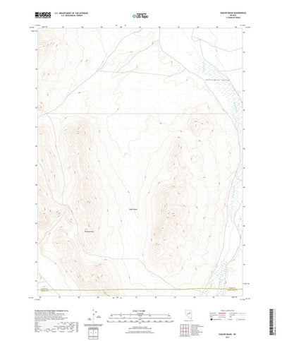 United States Geological Survey Sadler Basin, NV (2021, 24000-Scale) digital map
