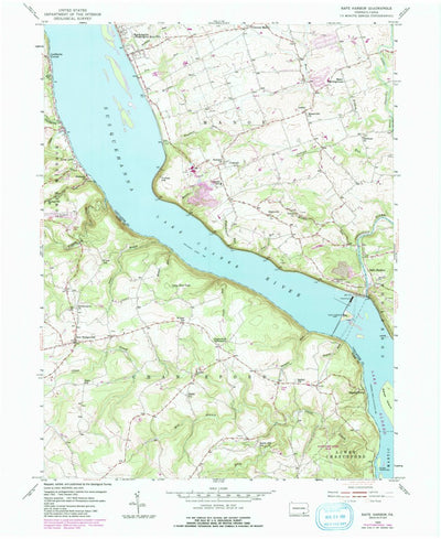 United States Geological Survey Safe Harbor, PA (1955, 24000-Scale) digital map