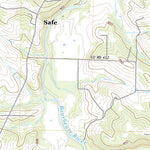 United States Geological Survey Safe, MO (2021, 24000-Scale) digital map