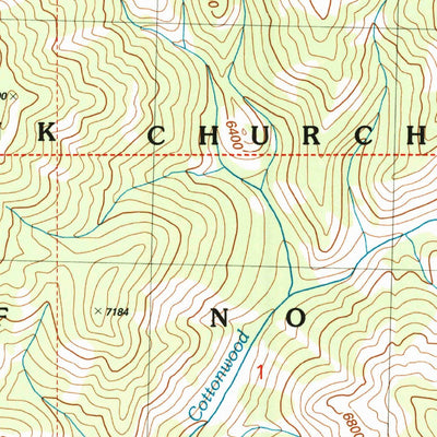 United States Geological Survey Safety Creek, ID (2004, 24000-Scale) digital map