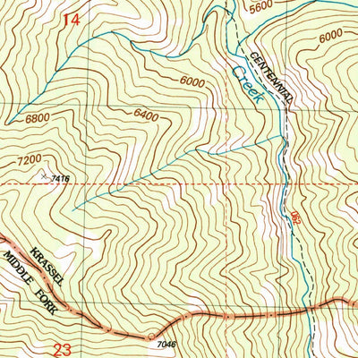 United States Geological Survey Safety Creek, ID (2004, 24000-Scale) digital map