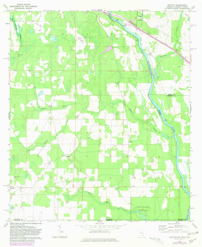 United States Geological Survey Saffold, GA-AL-FL (1970, 24000-Scale) digital map