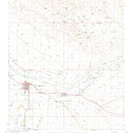 United States Geological Survey Safford, AZ (1960, 62500-Scale) digital map